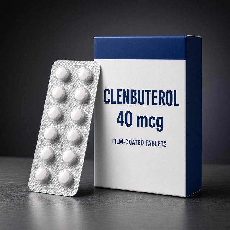 Clenbuterol Hydrochloride · 40 mcg x 100 tabs