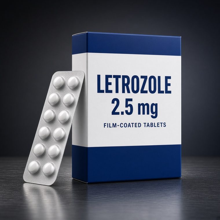 Letrozole (Femara) supplied by ZPHC, sealed pharmaceutical packaging